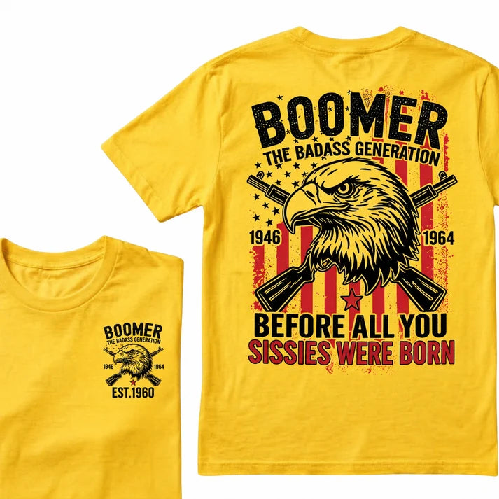 BOOMER The Badass Generation | Eagle, Rifle, and Truth Cool T-shirt