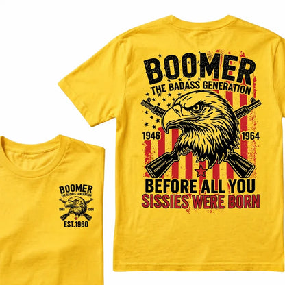 BOOMER The Badass Generation | Eagle, Rifle, and Truth Cool T-shirt