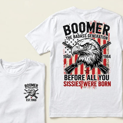 BOOMER The Badass Generation | Eagle, Rifle, and Truth Cool T-shirt