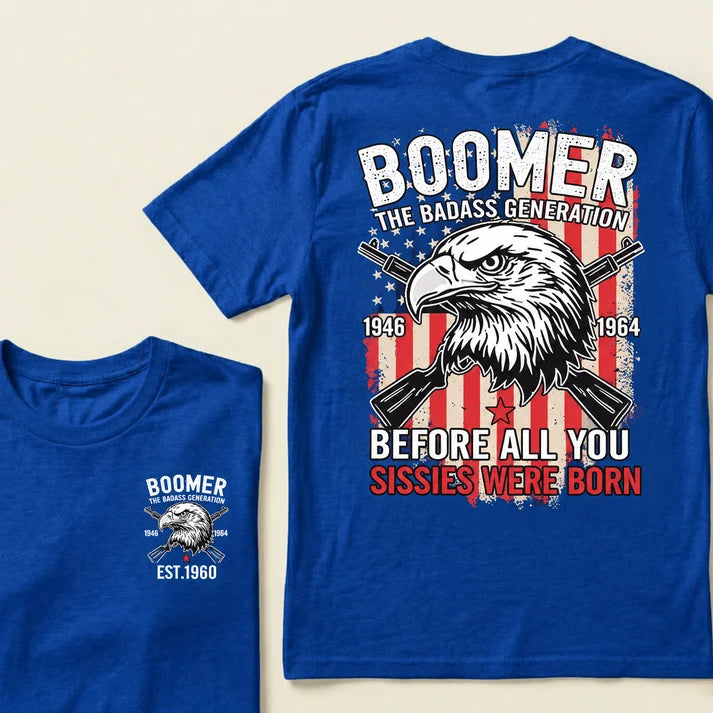 BOOMER The Badass Generation | Eagle, Rifle, and Truth Cool T-shirt