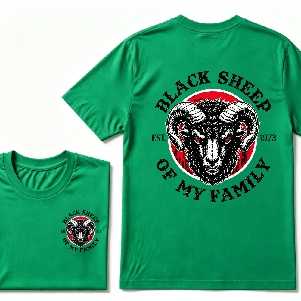 Black Sheep of My Family – Custom EST. Year T-Shirt