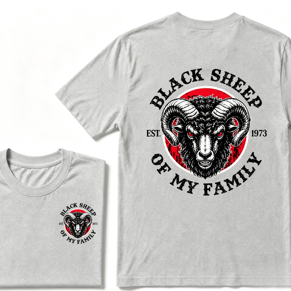 Black Sheep of My Family – Custom EST. Year T-Shirt