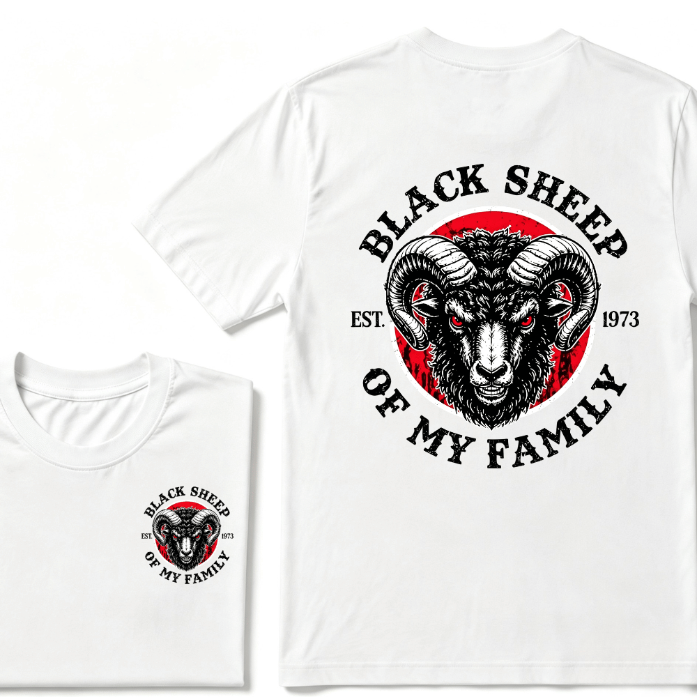 Black Sheep of My Family – Custom EST. Year T-Shirt