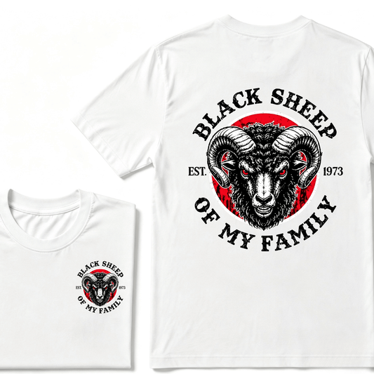 Black Sheep of My Family – Custom EST. Year T-Shirt