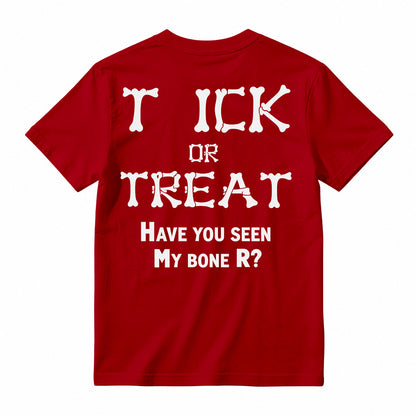 Bone Letter Graphic T-Shirt, Casual Funny Quote Short Sleeve Tee