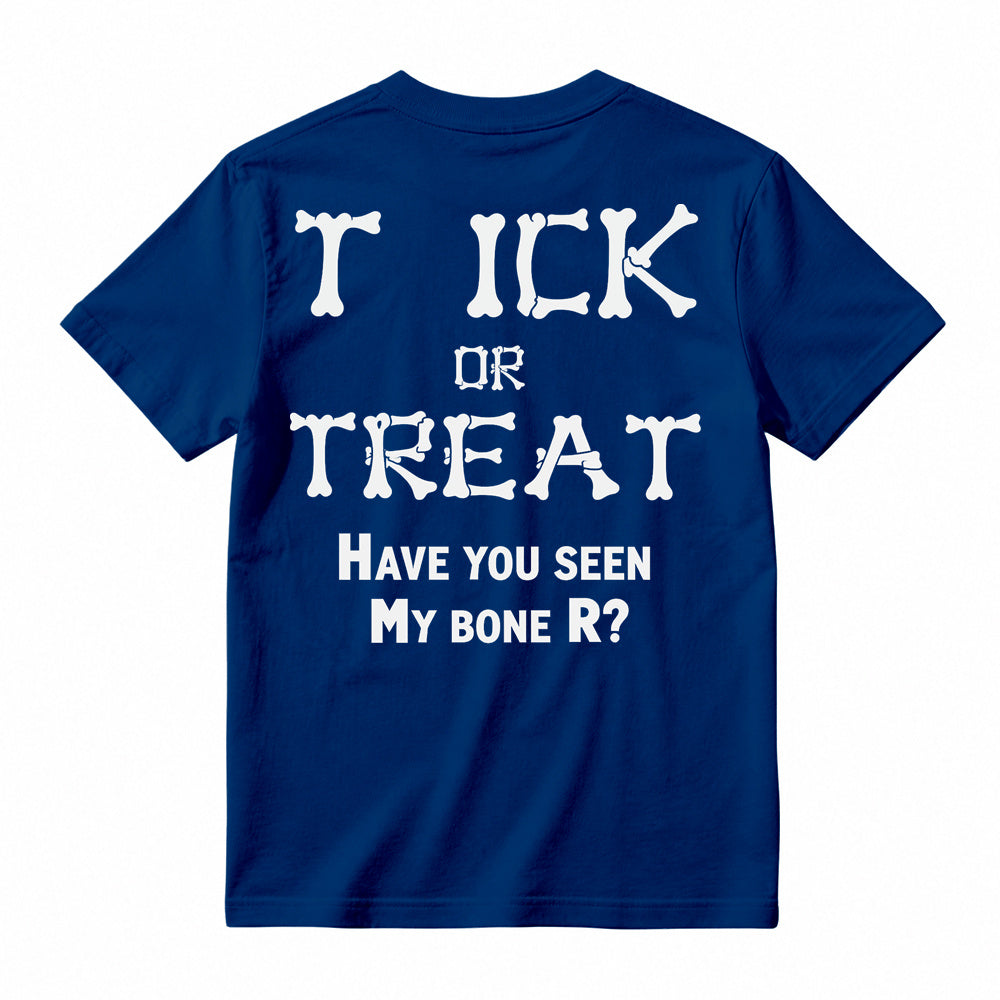 Bone Letter Graphic T-Shirt, Casual Funny Quote Short Sleeve Tee