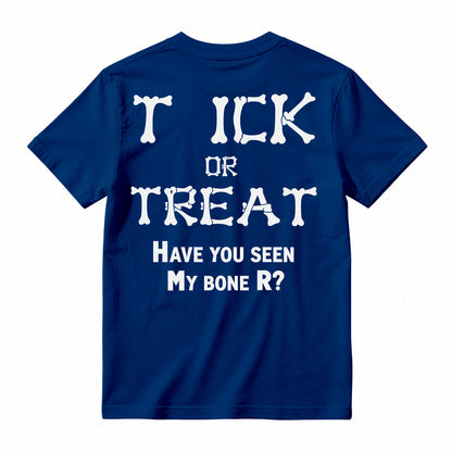 Bone Letter Graphic T-Shirt, Casual Funny Quote Short Sleeve Tee
