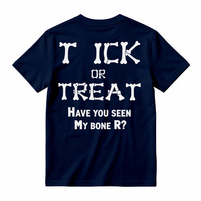 Bone Letter Graphic T-Shirt, Casual Funny Quote Short Sleeve Tee