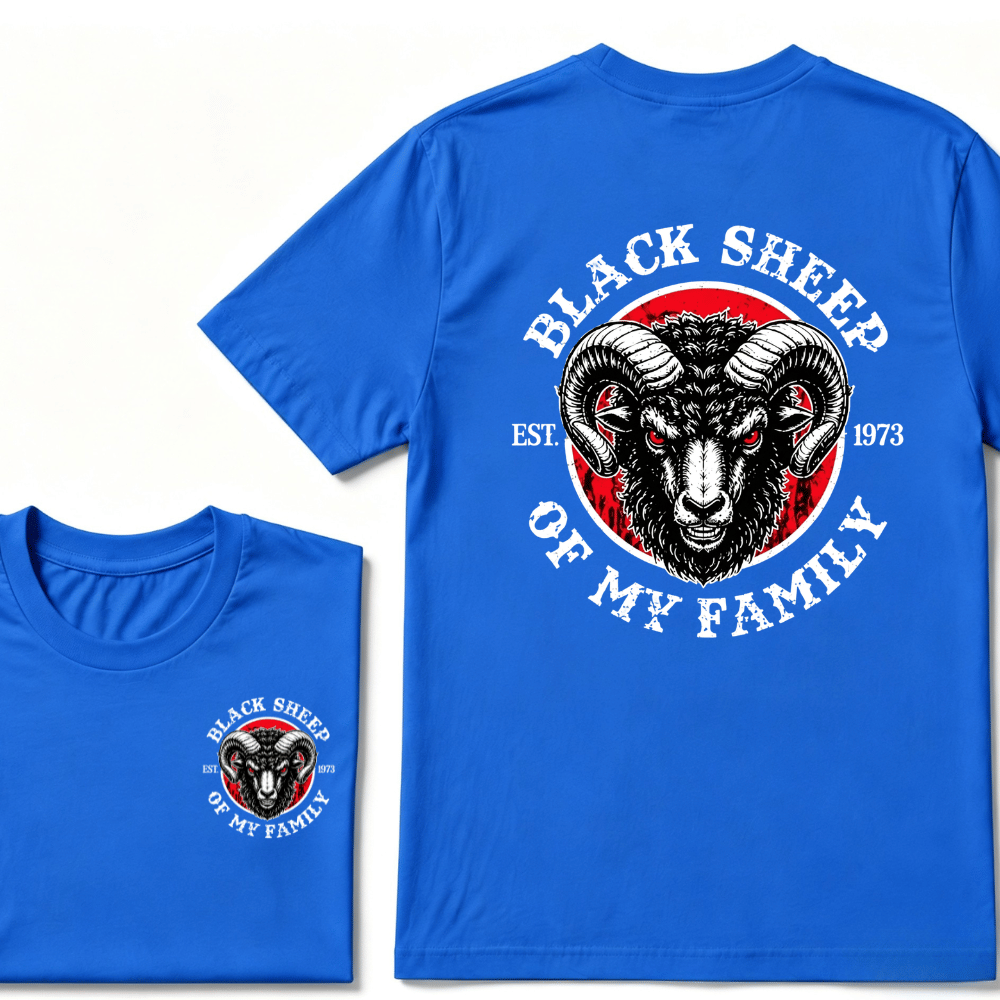 Black Sheep of My Family – Custom EST. Year T-Shirt