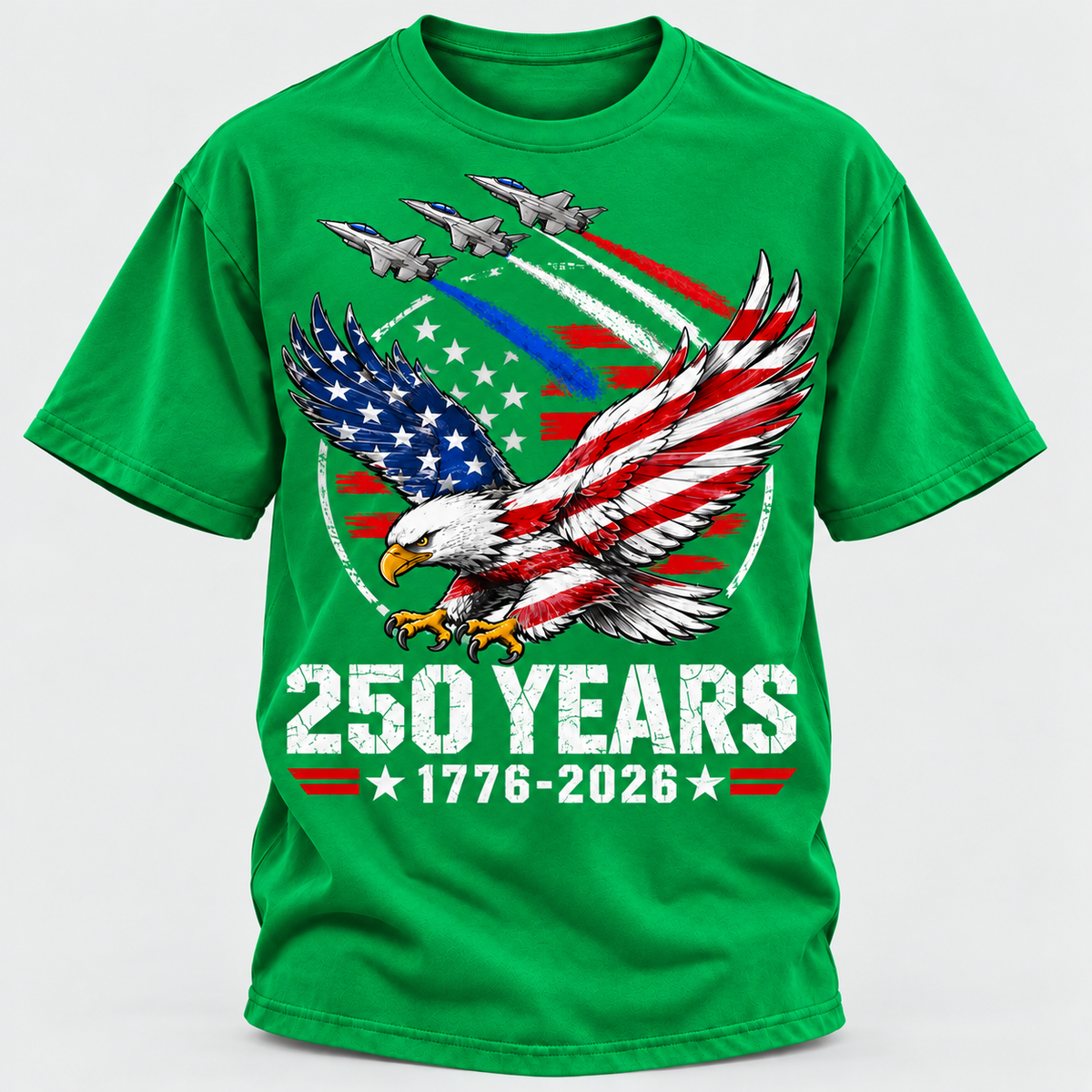 250 Years 1776 2026 Patriotic Eagle T-shirts