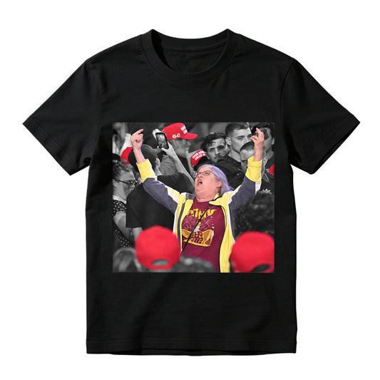 Street Style Crowd Scene Graphic T-Shirt