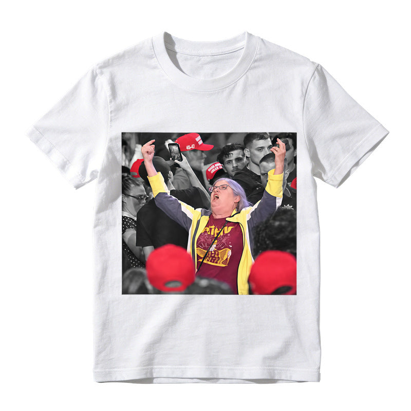 Street Style Crowd Scene Graphic T-Shirt