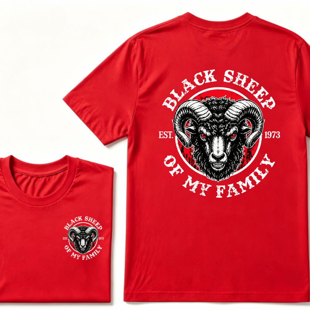 Black Sheep of My Family – Custom EST. Year T-Shirt