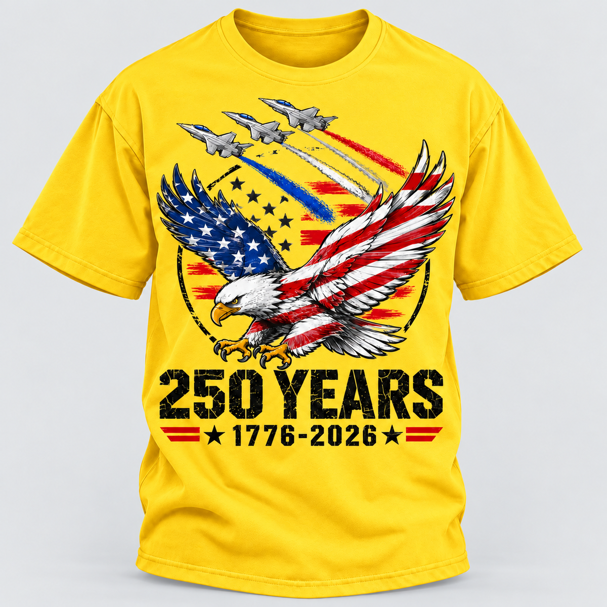 250 Years 1776 2026 Patriotic Eagle T-shirts
