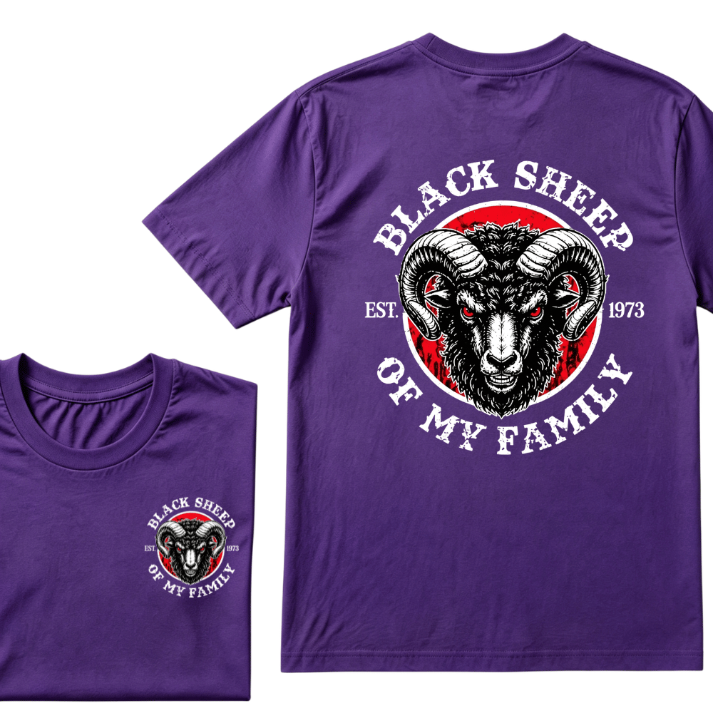 Black Sheep of My Family – Custom EST. Year T-Shirt