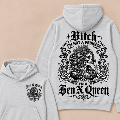 Custom Year  Hoodie | Bitch I'm Not a Princess I'm a Gen X Queen