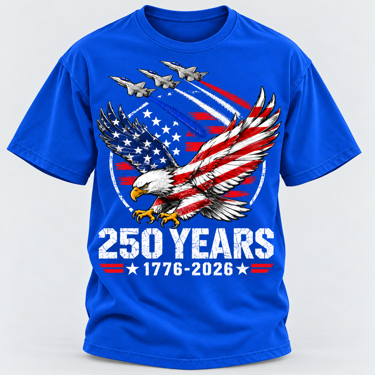 250 Years 1776 2026 Patriotic Eagle T-shirts