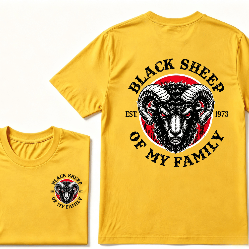 Black Sheep of My Family – Custom EST. Year T-Shirt