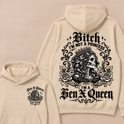 Custom Year  Hoodie | Bitch I'm Not a Princess I'm a Gen X Queen