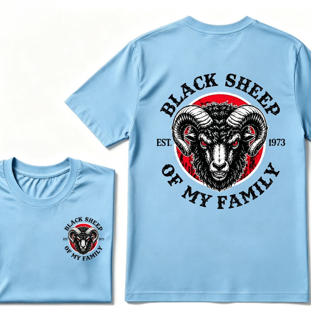 Black Sheep of My Family – Custom EST. Year T-Shirt