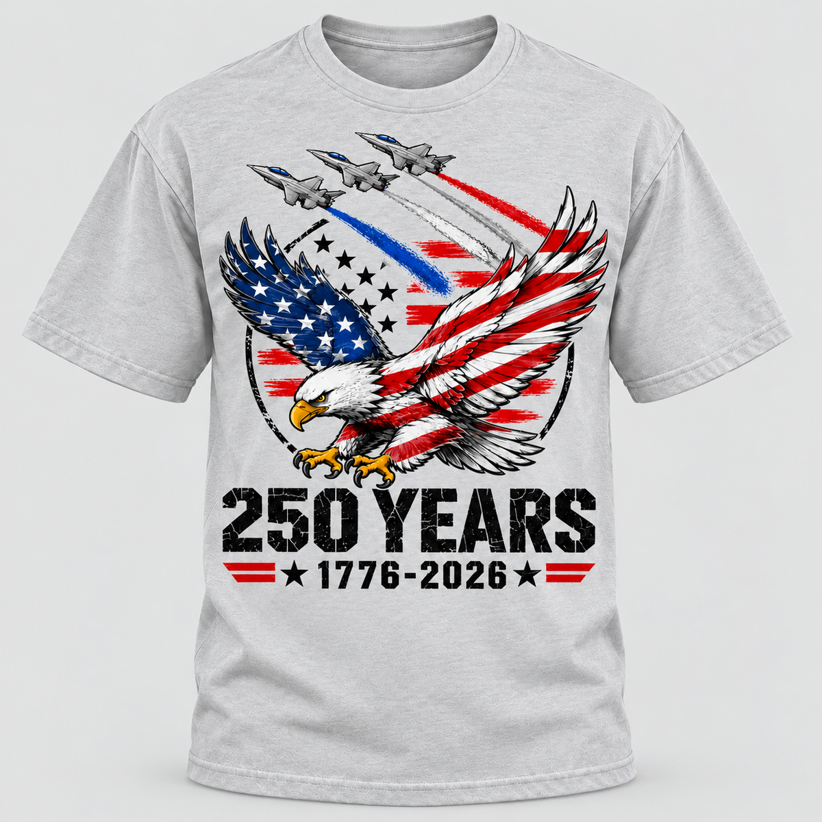 250 Years 1776 2026 Patriotic Eagle T-shirts
