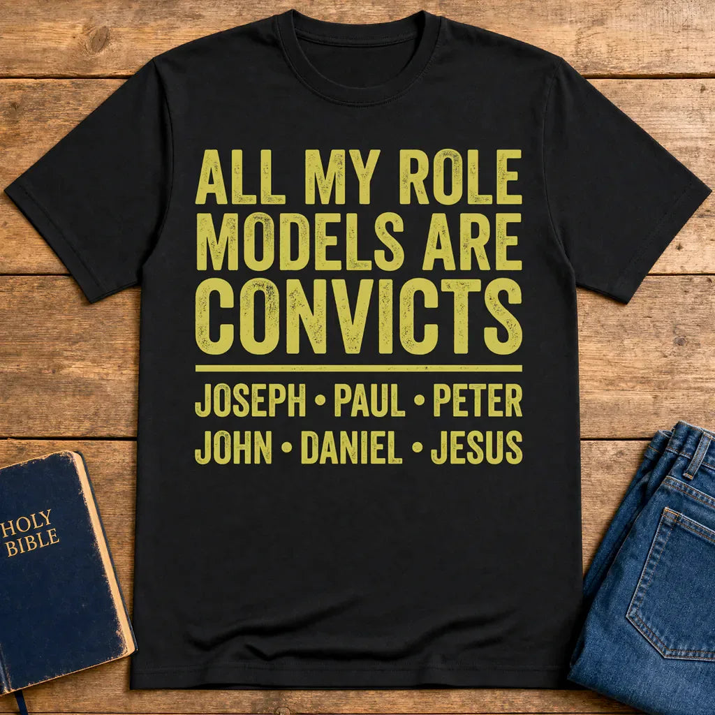 Role Model Convicts T-Shirt - Black