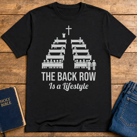 The Back Row Lifestyle T-Shirt - Black