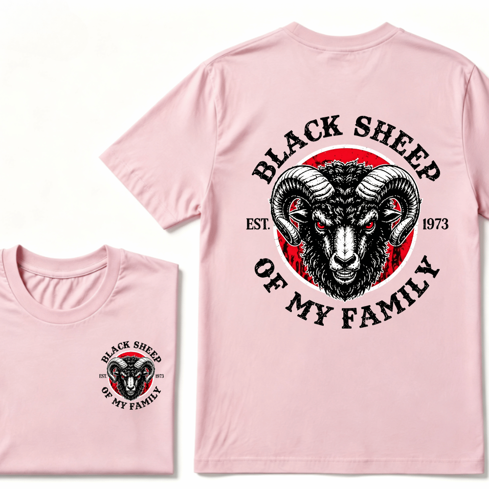 Black Sheep of My Family – Custom EST. Year T-Shirt