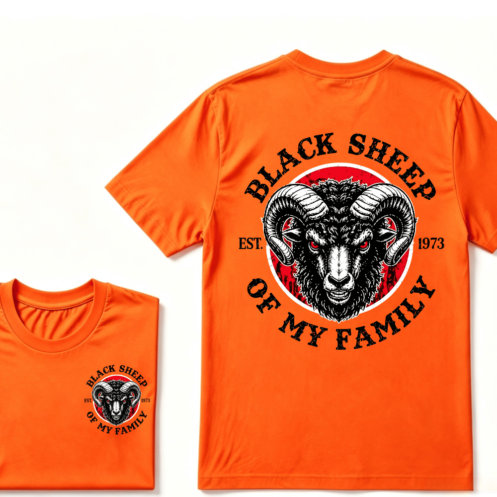Black Sheep of My Family – Custom EST. Year T-Shirt