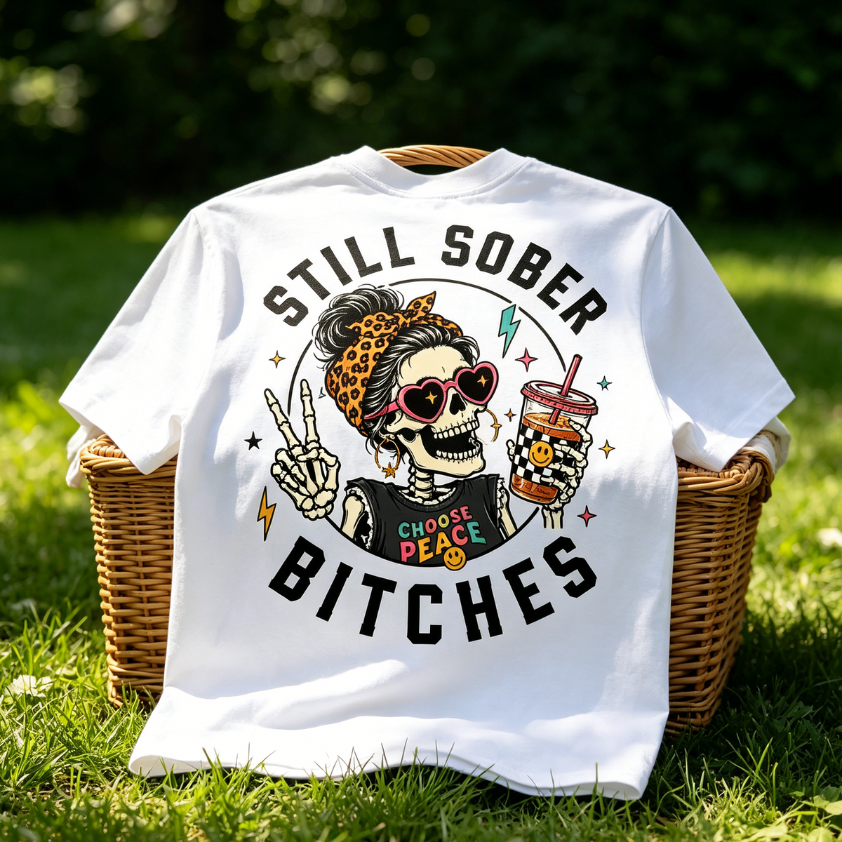 Still Sober – Choose Peace Graphic T-Shirt