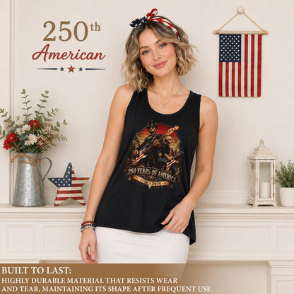 Lincoln Women Tank Top 250 Years of America Patriotic Presidents Rock Guitarist 1776 Shirt