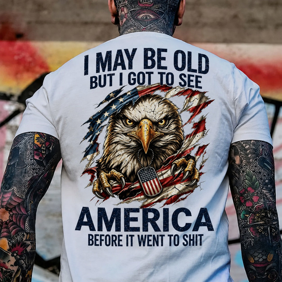 I May Be Old, But I Got to See America – Custom Birth Year T-Shirt