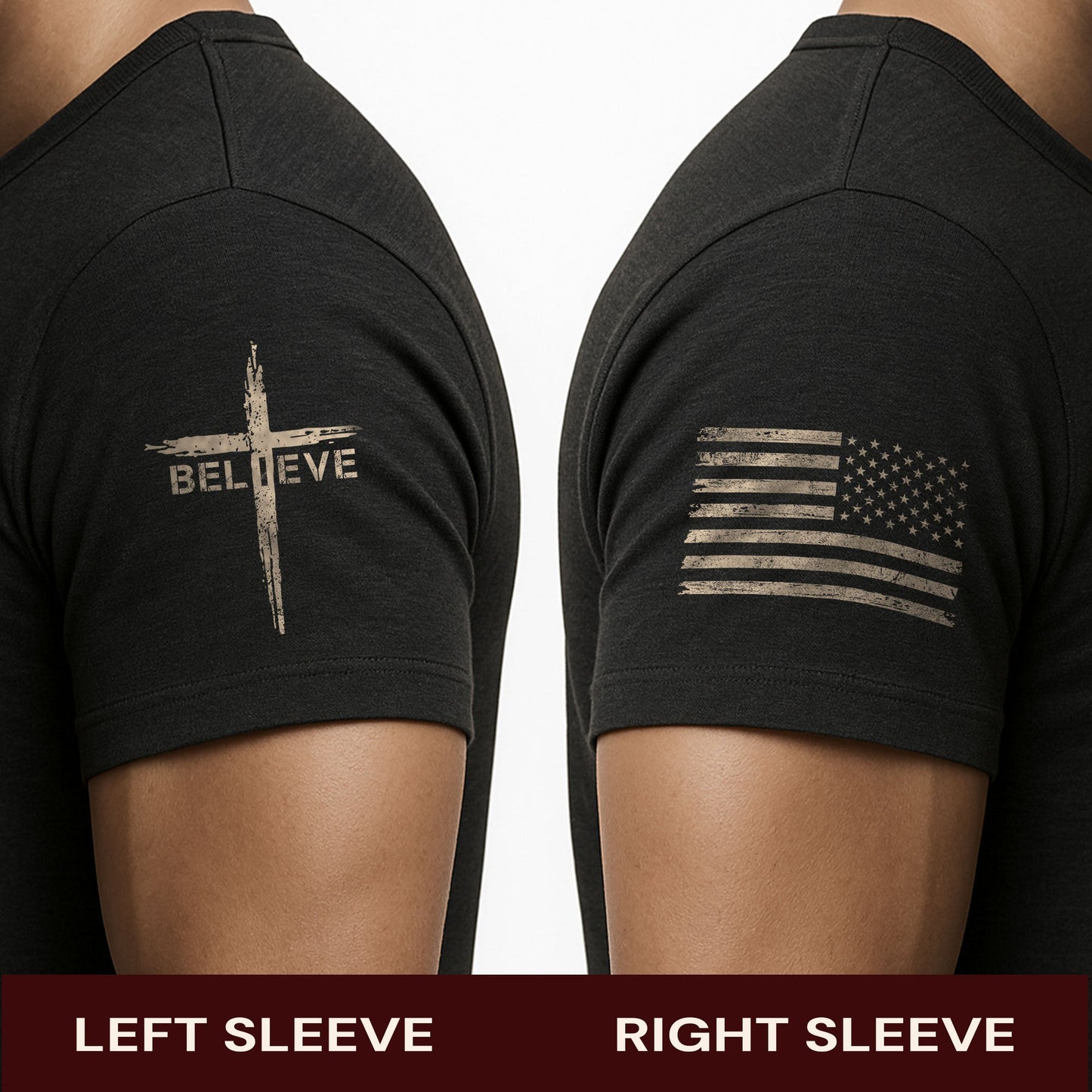 Believe Cross Crown Of Thorns Christian T-shirt