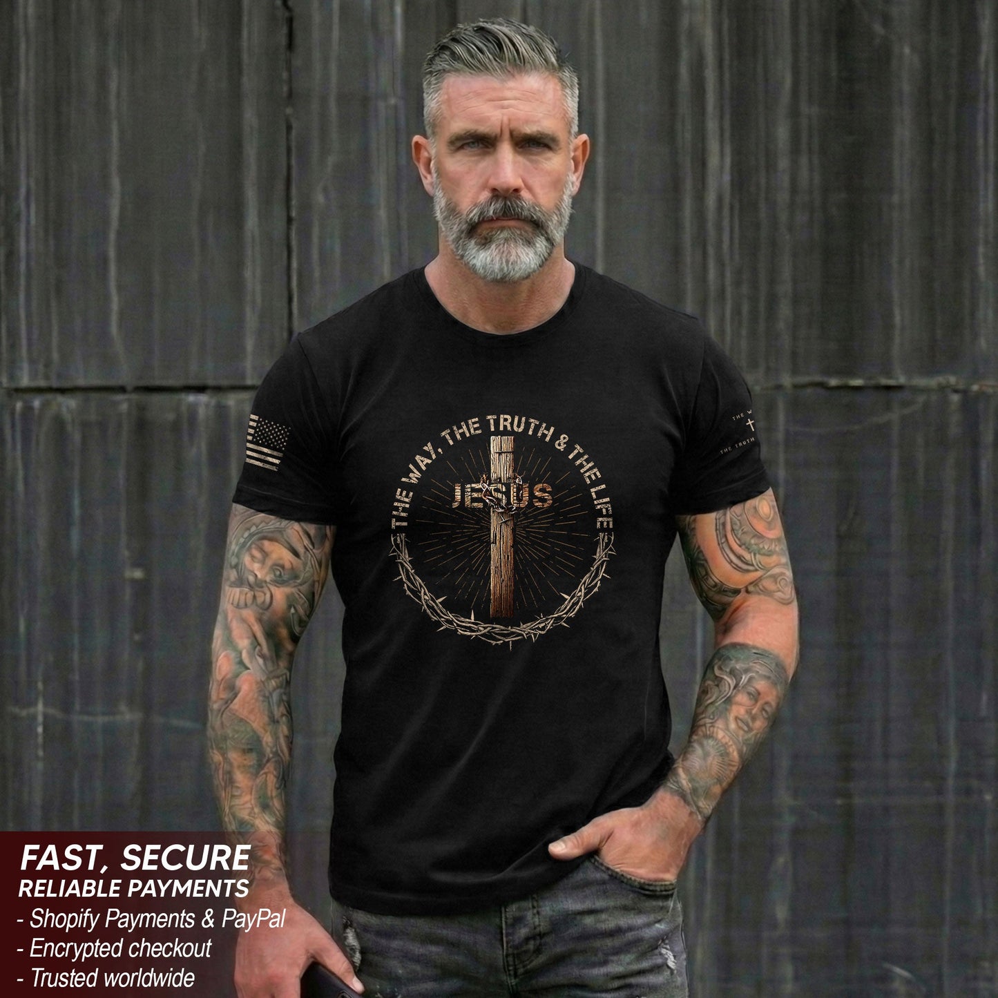 Jesus - The Way The Truth The Life T-shirt