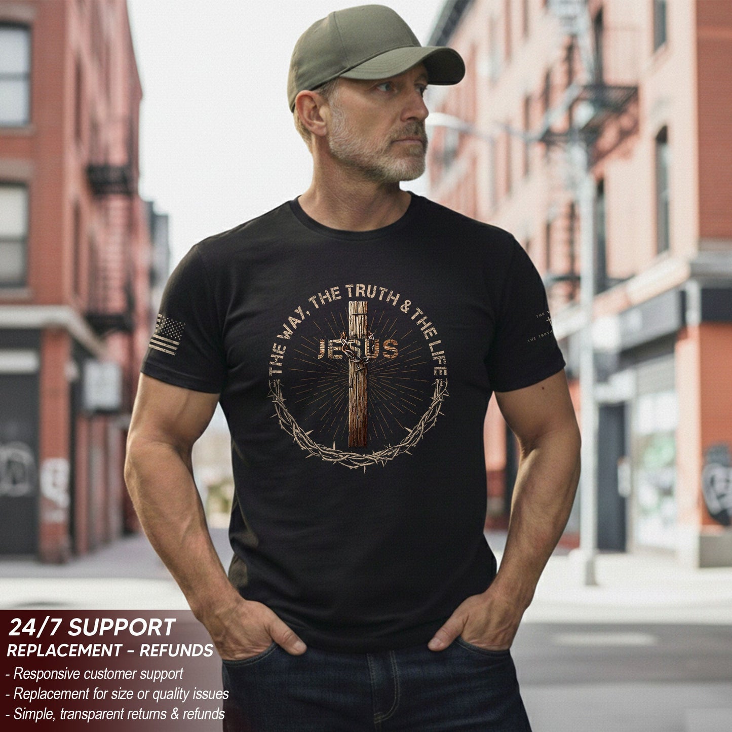 Jesus - The Way The Truth The Life T-shirt