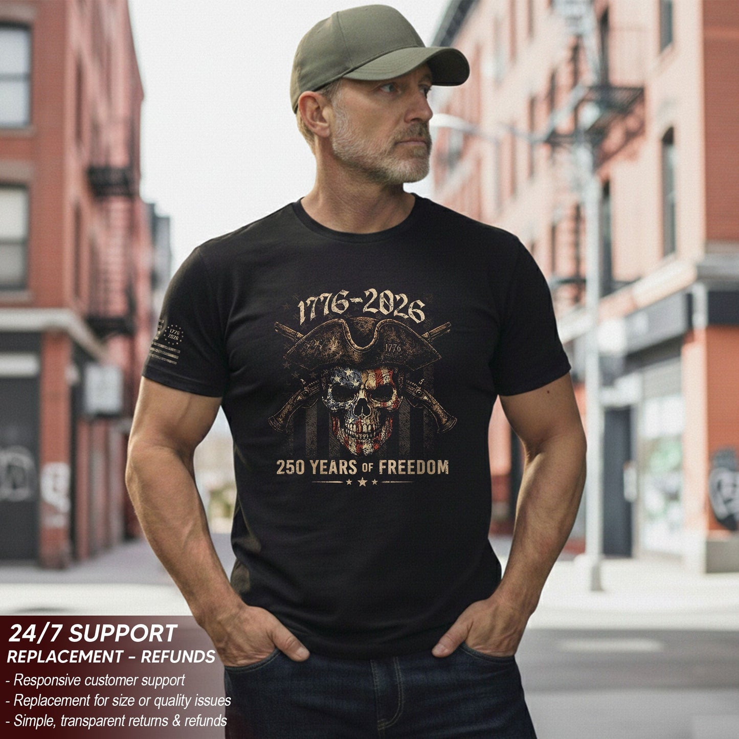 USA 250 Years Anniversary Shirt 1776–2026 Historic Legacy