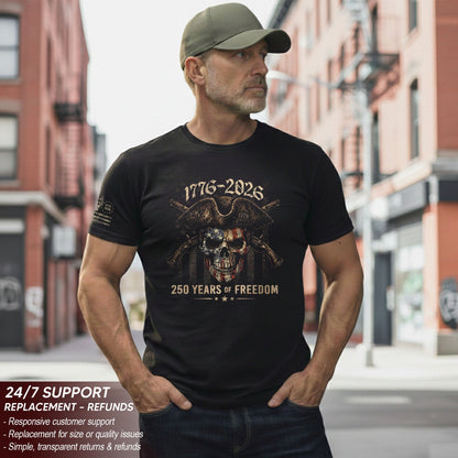 USA 250 Years Anniversary Shirt 1776–2026 Historic Legacy