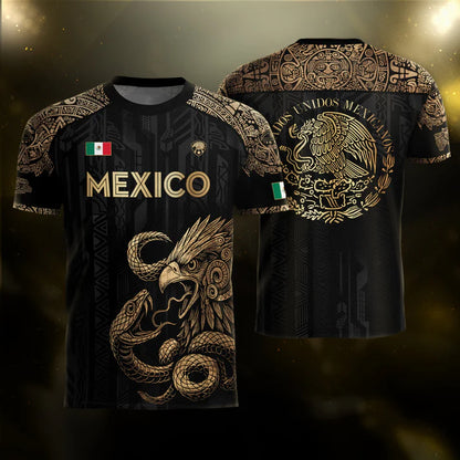 🦅 2026 Mexico Burgundy Sports T-Shirt